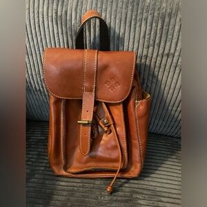 Indian leather backpack